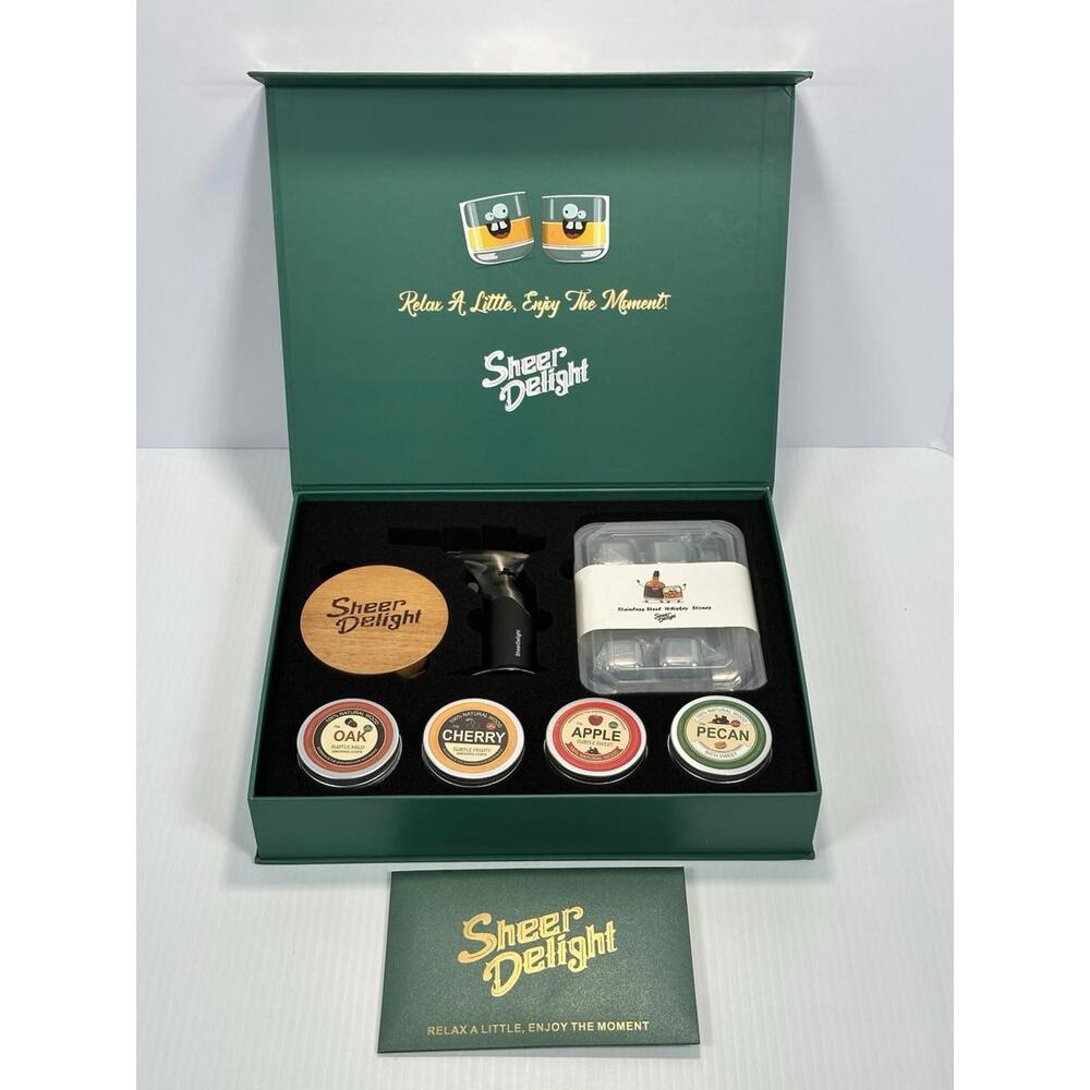 Sheer Delight Cocktail Smoker Kit Torch for‎ Whiskey Bourbon Old Fashioned